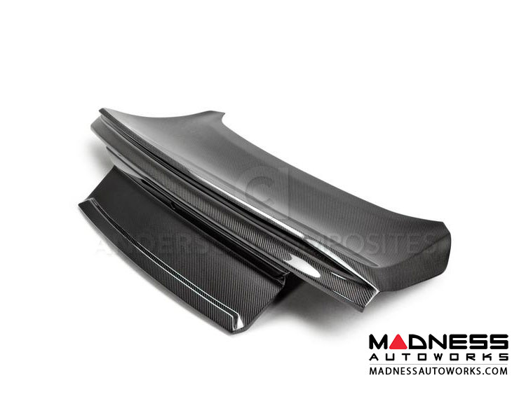 Ford Mustang Decklid w/ Integrated Spoiler  by Anderson Composites - Carbon Fiber